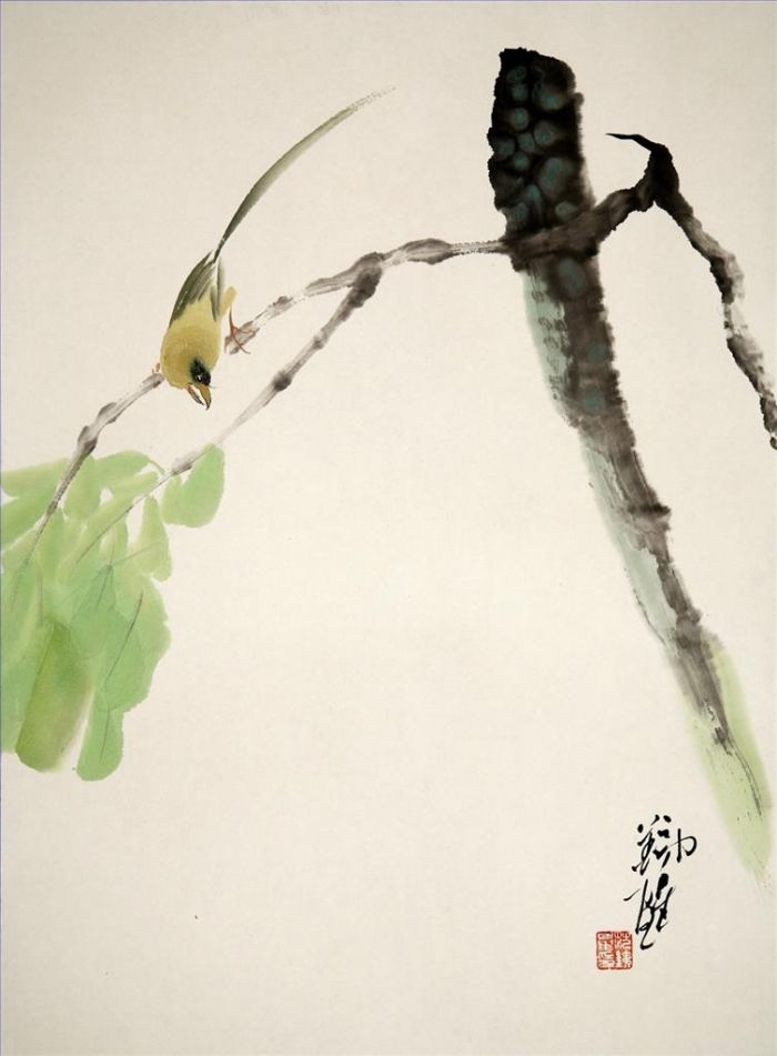 Fan Tiexing's Contemporary Chinese Painting - Painting of Flowers and Birds in Traditional Chinese Style 3