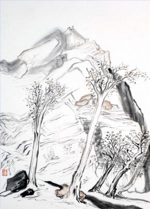 Contemporary Artwork by Fang Yong - Journey to Huashan Mountain