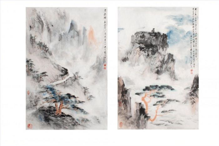 Fei Jiatong's Contemporary Chinese Painting - Landscape 