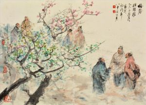 Contemporary Artwork by Fei Jiatong - Painting of Flowers and Birds in Traditional Chinese Style 2