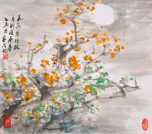 Contemporary Artwork by Fei Jiatong - Painting of Flowers and Birds in Traditional Chinese Style 3