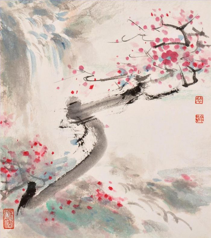 Fei Jiatong's Contemporary Chinese Painting - Painting of Flowers and Birds in Traditional Chinese Style 4
