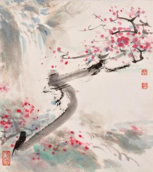 Contemporary Artwork by Fei Jiatong - Painting of Flowers and Birds in Traditional Chinese Style 4