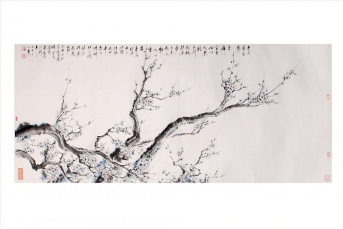 Fei Jiatong's Contemporary Chinese Painting - Painting of Flowers and Birds in Traditional Chinese Style