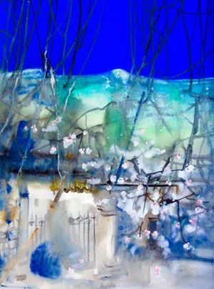 Contemporary Artwork by Feng Wei - Looking For Wintersweet 12