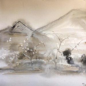 Contemporary Chinese Painting - Silver Village