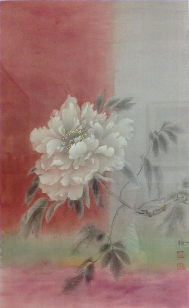 Fu Chunmei's Contemporary Chinese Painting - Painting of Flowers and Birds in Traditional Chinese Style