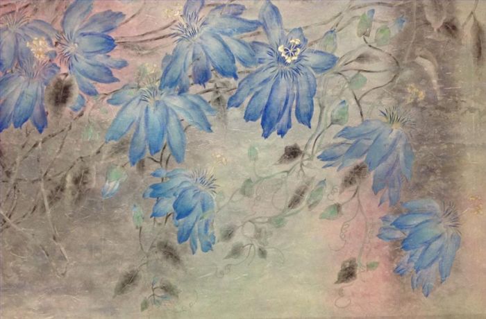 Fu Chunmei's Contemporary Chinese Painting - The Season of Wind