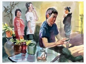 Contemporary Chinese Painting - Party