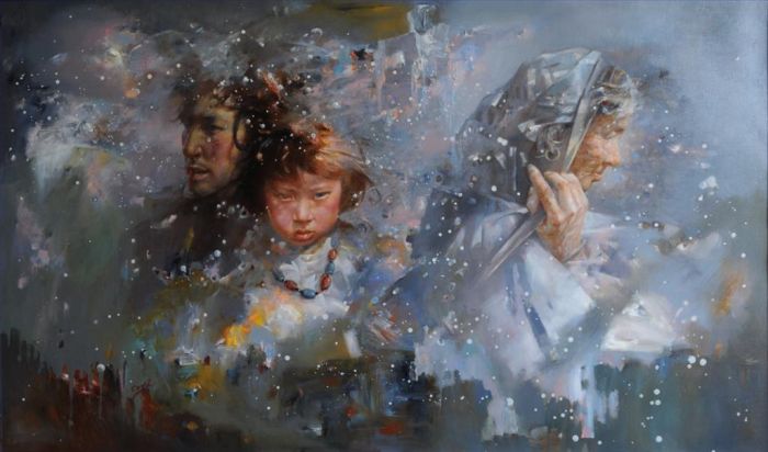 Gao Hong's Contemporary Oil Painting - Hope