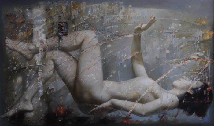 Gao Hong's Contemporary Oil Painting - Nude 5