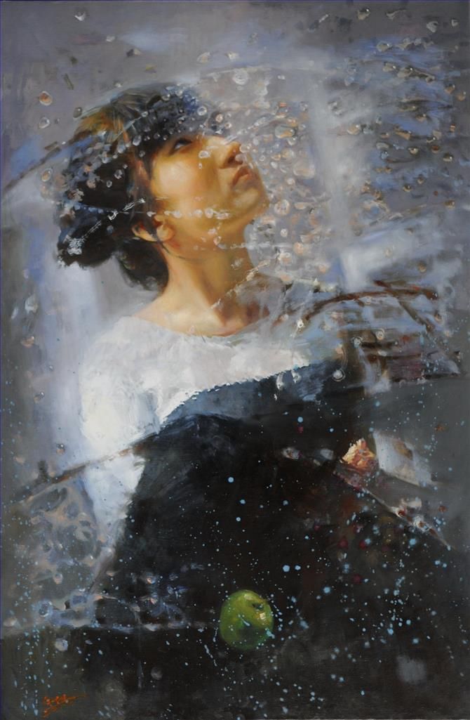 Gao Hong's Contemporary Oil Painting - Portrait 2