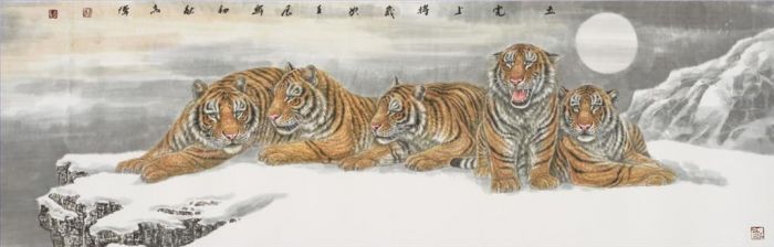 Gao Wei's Contemporary Chinese Painting - Tiger 2