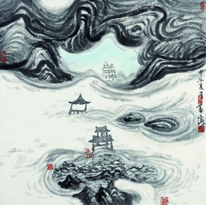 Ge Tao's Contemporary Chinese Painting - Landscape 4