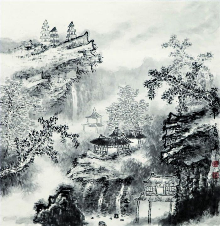 Ge Tao's Contemporary Chinese Painting - Landscape 6