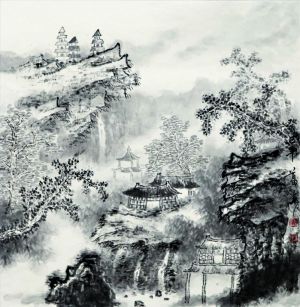 Contemporary Artwork by Ge Tao - Landscape 6