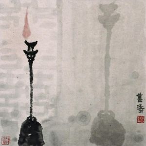 Contemporary Artwork by Ge Tao - Oil Lamp