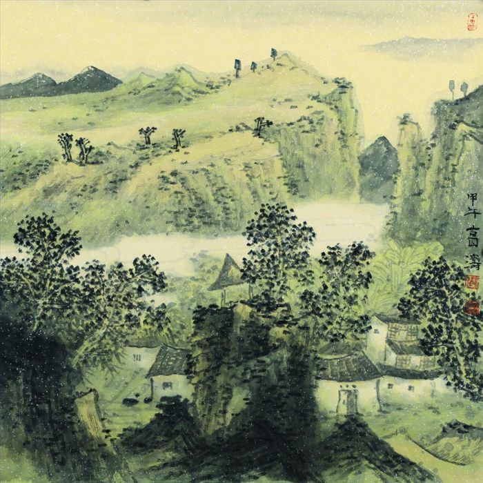 Ge Tao's Contemporary Chinese Painting - Wandering Cloud