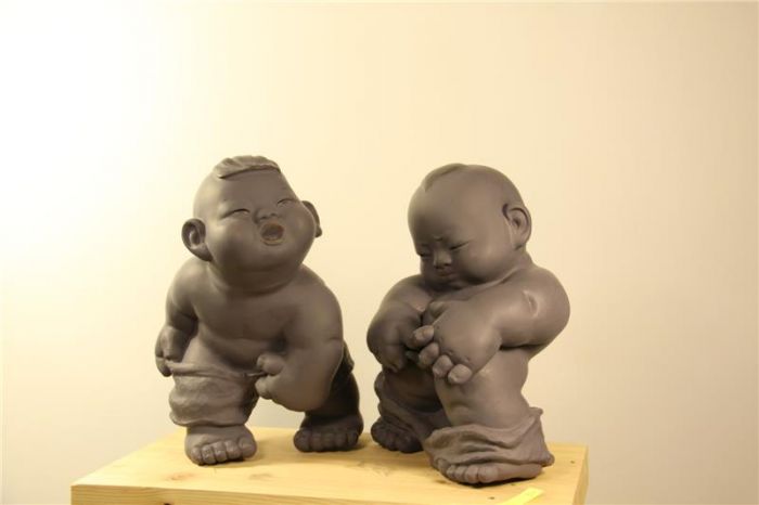 Gu Biao's Contemporary Sculpture - Figures Painting