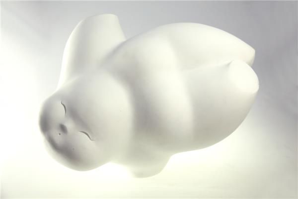 Gu Biao's Contemporary Sculpture - White Marble Xiaomixi 2