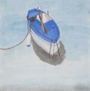 Contemporary Chinese Painting - Coast Sea Gull 