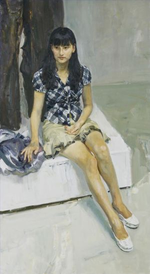 Contemporary Oil Painting - College Student