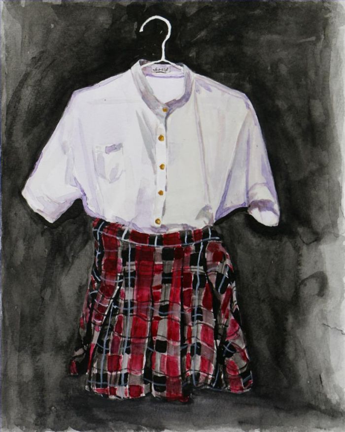 He Shanshan's Contemporary Various Paintings - The Clothes of Shanshan