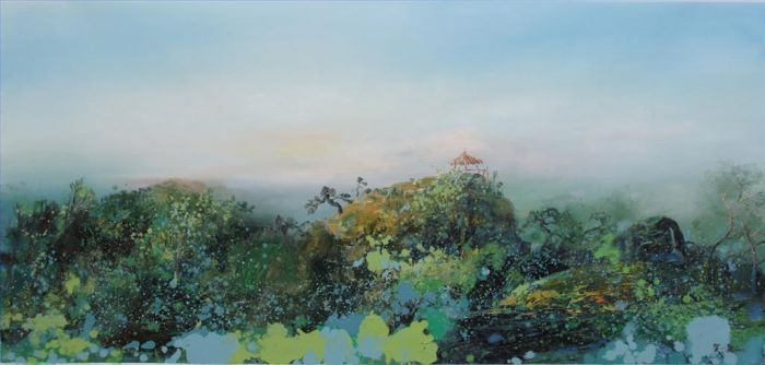 He Yimin's Contemporary Oil Painting - Image Landscape 3