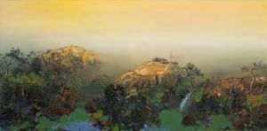 Contemporary Artwork by He Yimin - Landscape and Household