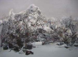 Contemporary Artwork by He Yimin - Rustle in The Air