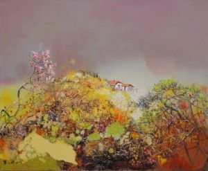 Contemporary Artwork by He Yimin - The Song of Autumn