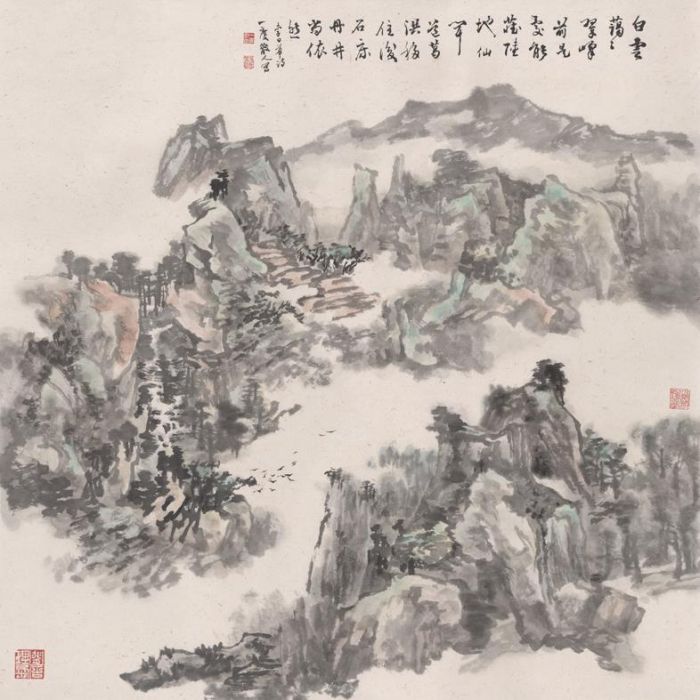 Hu Kefeng's Contemporary Chinese Painting - Landscape 2