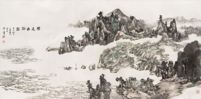 Hu Kefeng's Contemporary Chinese Painting - Landscape 