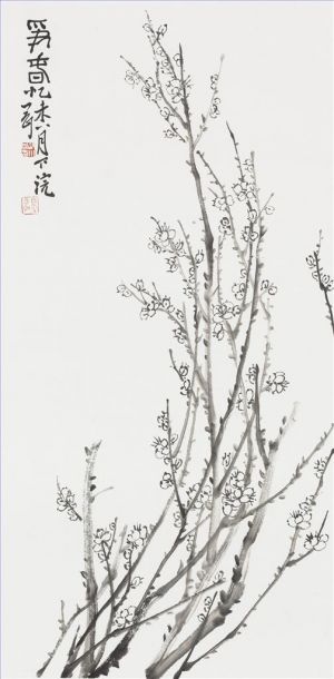 Contemporary Artwork by Hu Xiaogang - Painting of Flowers and Birds in Traditional Chinese Style 5