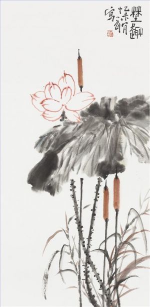 Contemporary Artwork by Hu Xiaogang - Painting of Flowers and Birds in Traditional Chinese Style 7