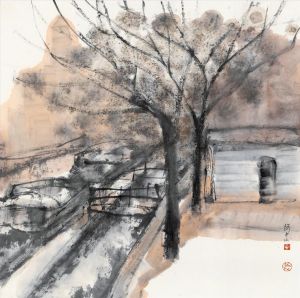 Contemporary Chinese Painting - Around Seine River