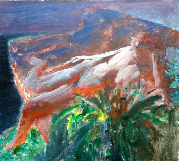 Huang He's Contemporary Oil Painting - Nude 2