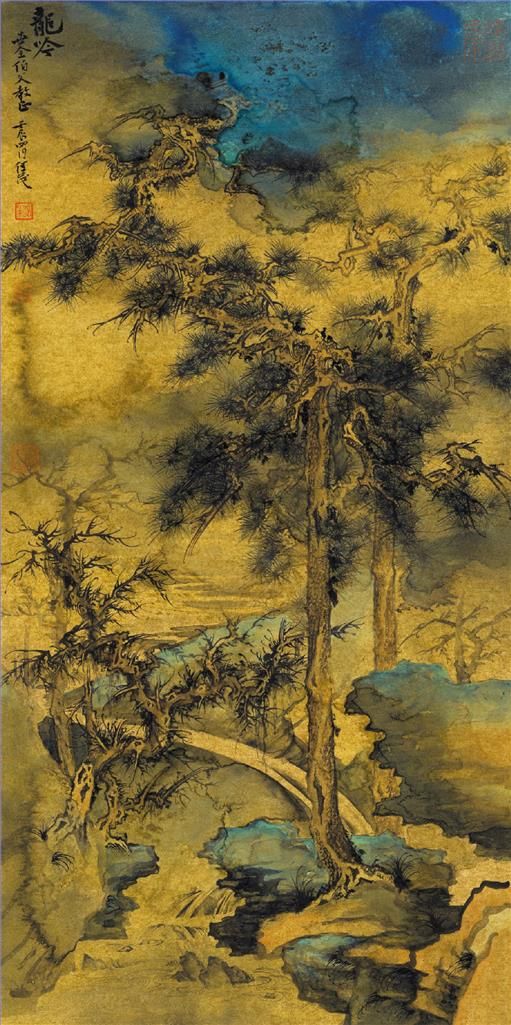 Huang Jiamao's Contemporary Chinese Painting - Dragon Howling