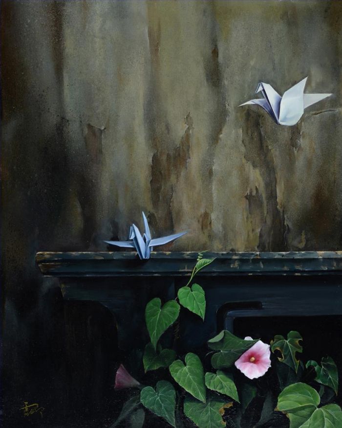 Huo Ming's Contemporary Oil Painting - The Light of Life