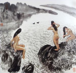 Contemporary Chinese Painting - Bath