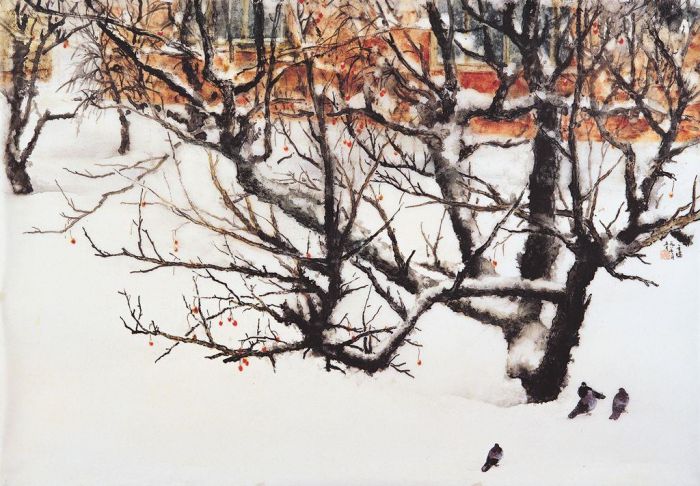 Yuan Jinta's Contemporary Chinese Painting - Snow