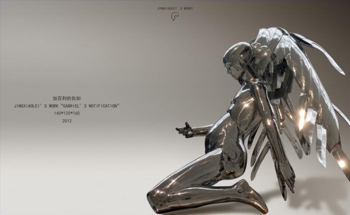 Jing Xiaolei's Contemporary Sculpture - Gabriel'S Notification