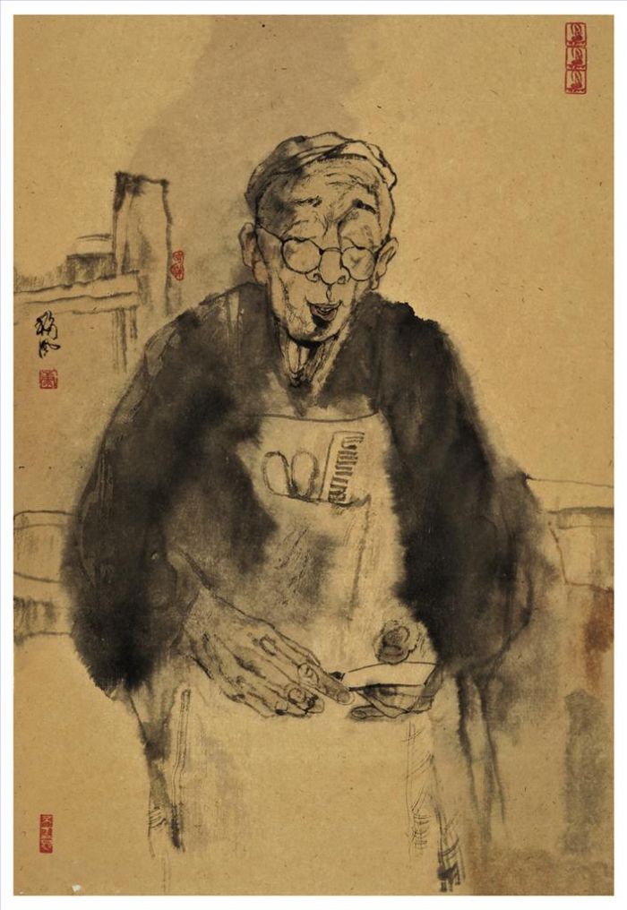 Kang Yifeng's Contemporary Chinese Painting - Ancient Craftsmanship