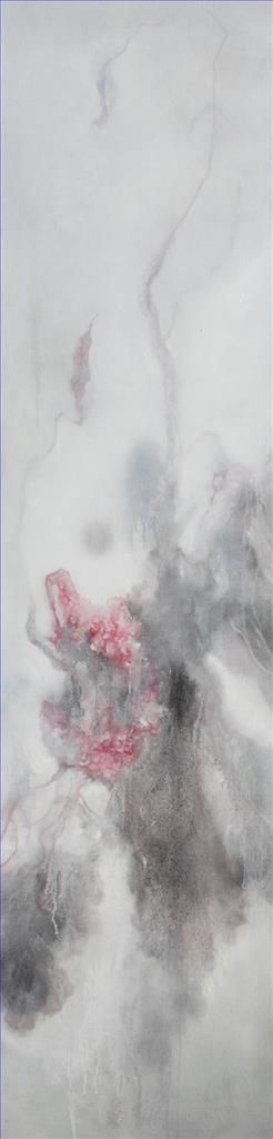 Lai Guoqiang's Contemporary Oil Painting - Zen Flowers 4
