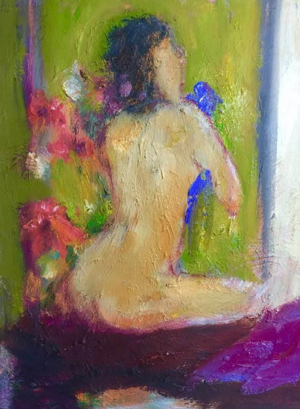 Lan Yumei's Contemporary Oil Painting - Nude 2