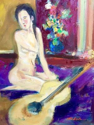 Contemporary Oil Painting - Nude