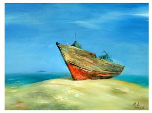 Contemporary Paintings - Sailing Home