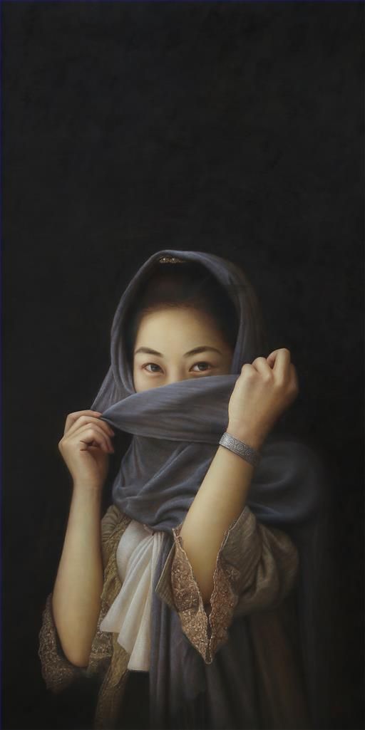 Li Huaqi's Contemporary Oil Painting - Xiaoxi