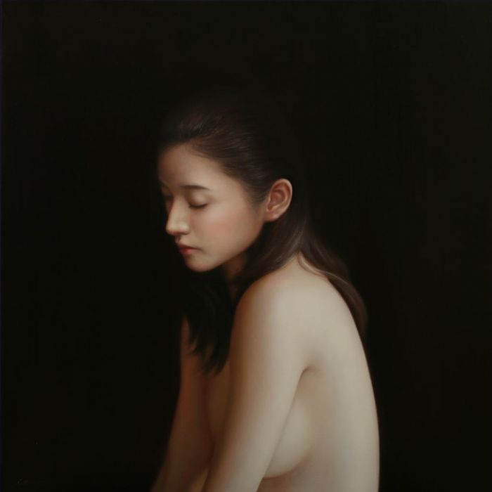 Li Huaqi's Contemporary Oil Painting - Shadow 