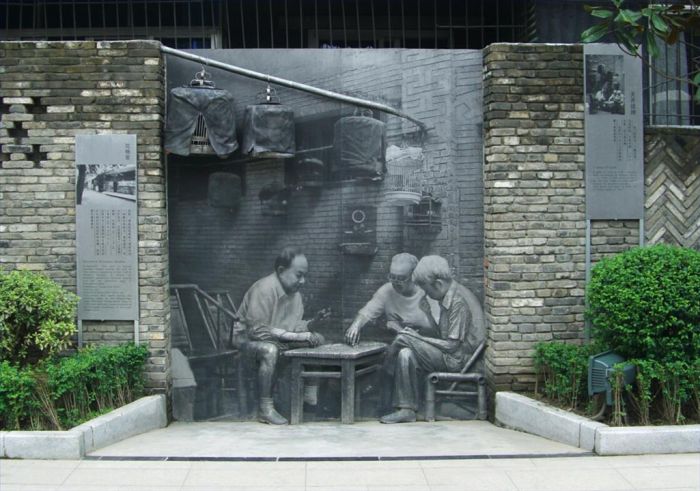 Li Jiang's Contemporary Sculpture - Play The Card At Tianjing